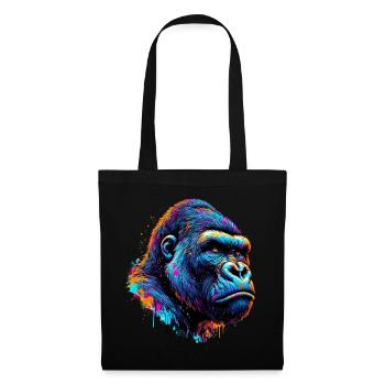 Gorille - Sac en tissu - noir - Devant