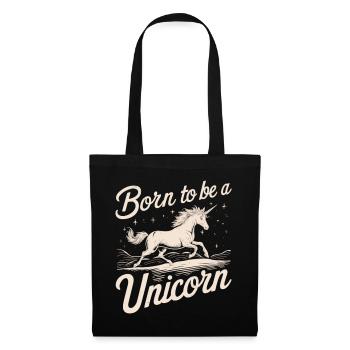 Born to Be a Unicorn - Inspirational Unicorn T-Sh - Tote Bag - black - Front