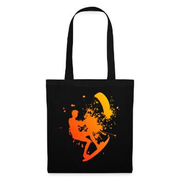 Kitesurfing Women Kitesurf Kitesurfing Kitesurfer - Tote Bag - black - Front