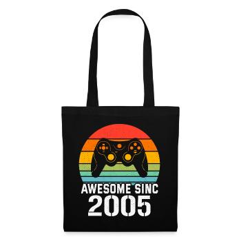 Cadeau Anniversaire 2005 Pour Tous les Gamers 2005 - Sac en tissu - noir - Devant