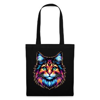 Cat - Tote Bag - black - Front