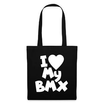 Le BMX - Sac en tissu - noir - Devant