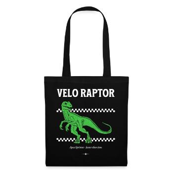 Velo Raptor Velociraptor (Velo Ciraptor) Sprinter - Tote Bag - black - Front