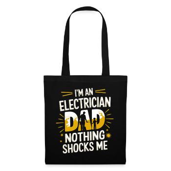 Electrician Electronics Technician Craftsman Profession Saying - Tote Bag - black - Front