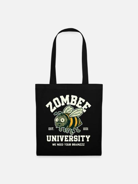Zombee Universität - Stoffbeutel - Schwarz