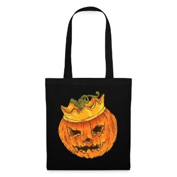 pumpking - helloween pumpkin king - Tote Bag - black - Front