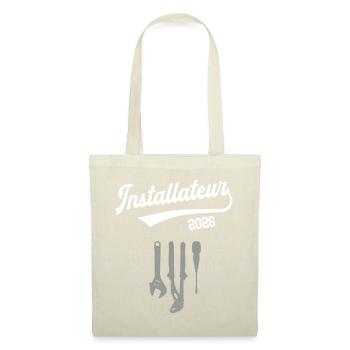 Installateur 2026 Apprentissage Plombier Master Chef - Sac en tissu - nature - Devant