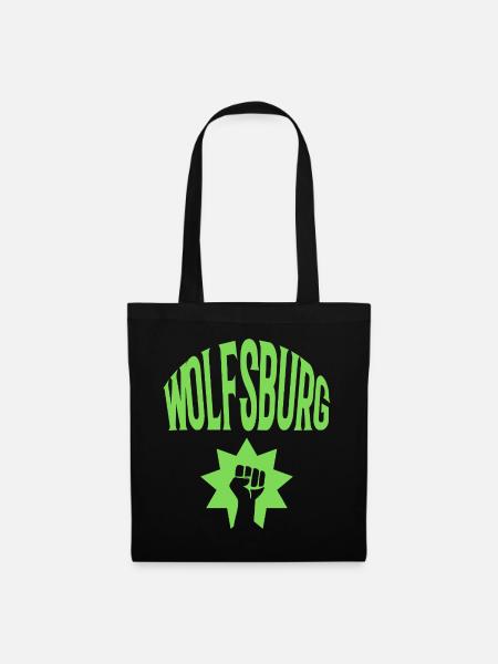 Wolfsburg - Stoffbeutel - Schwarz