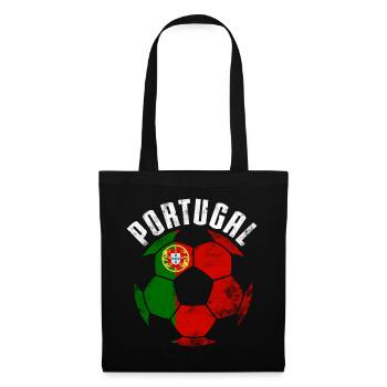 Portugal Fußball - Portugal Soccer - Tote Bag - black - Front