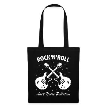 Rock 'n' Roll ist keine Lärmbelastung - Stoffbeutel - Schwarz - Vorne