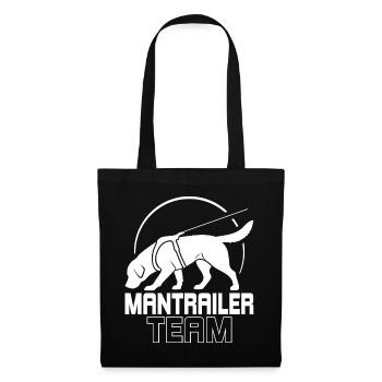 Labrador Mantrailer Team Hundesport Hunde Wilsigns - Stoffbeutel - Schwarz - Vorne