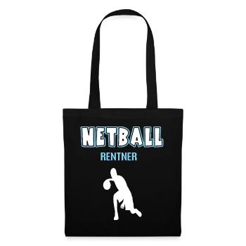 Netball Netballer Retiree Retirement - Tote Bag - black - Front