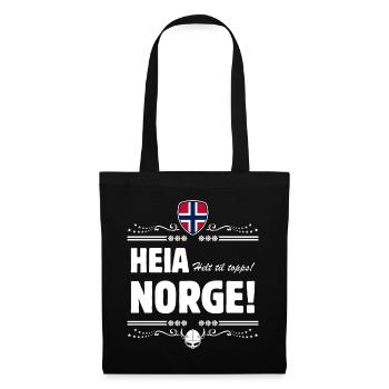 HEIA NORGE! Helt til topps! - Tote Bag - black - Front