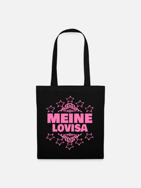 Ehefrau Lovisa - Stoffbeutel - Schwarz