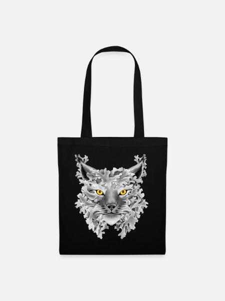 Aalto Asko Art Lynx - Stoffbeutel - Schwarz