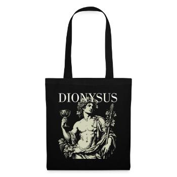 Dionysos Weingott Silhouette Tee - Stoffbeutel - Schwarz - Vorne
