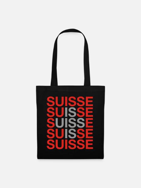 SCHWEIZ 2024 - Schweiz - Suisse -Suisse - Sac en tissu - noir