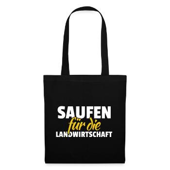 Drinking for agriculture shirt gift idea - Tote Bag - black - Front