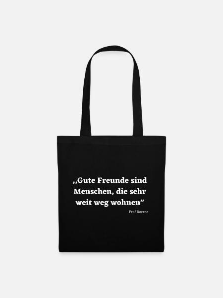 Professor Boerne Zitat - Stoffbeutel - Schwarz