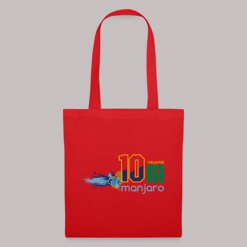 Manjaro 10 years splash colors - Tote Bag