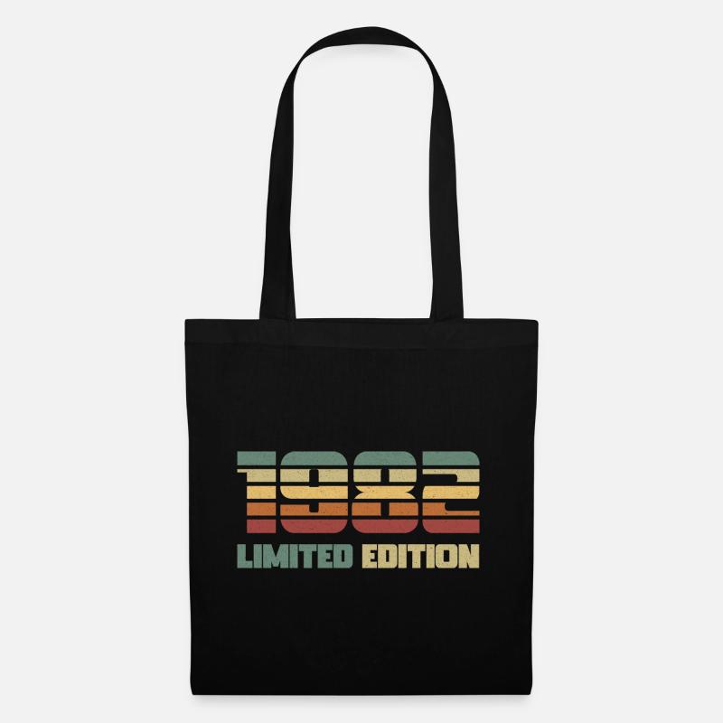 1982 Limited Edition Geburtstag Geschenk 40 Jahre - Stoffbeutel - Schwarz