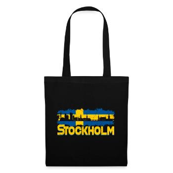 Stockholm Skyline - Tote Bag - black - Front