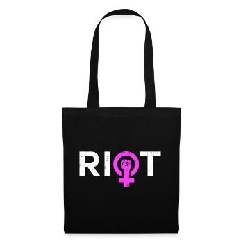 Riot Venus Frauen Power - Stoffbeutel - Schwarz - Vorne