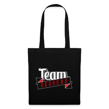 Redhead Team Ginger Squad Red Orange Hair Irish - Tote Bag - black - Front
