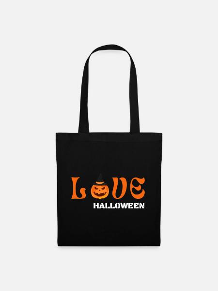 Love halloween - Tote Bag - black