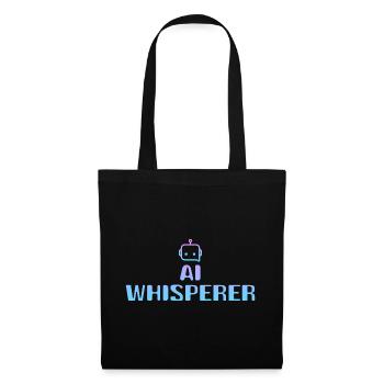 AI Whisperer - Stoffbeutel - Schwarz - Vorne