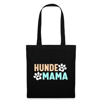 Chiens Maman - Sac en tissu - noir - Devant