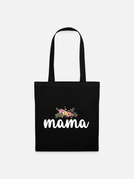 Mama Mutter - Stoffbeutel - Schwarz