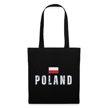Polish pride, Polish flag - Tote Bag - black - Front