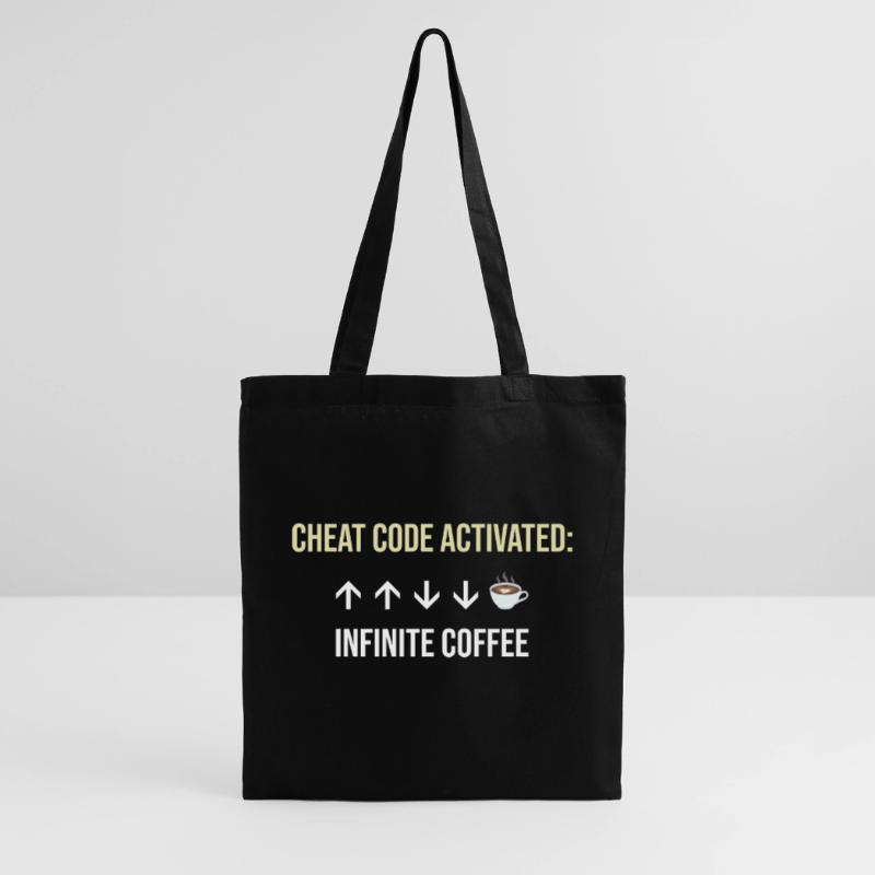 Infinite Coffee Active Cheat Code Tote Bag
