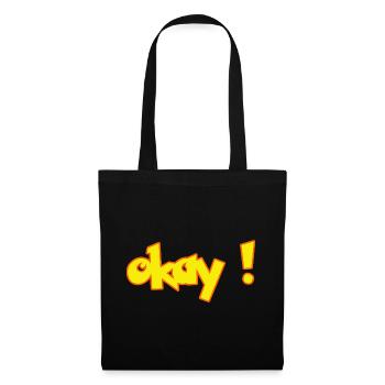 d’accord - Sac en tissu - noir - Devant