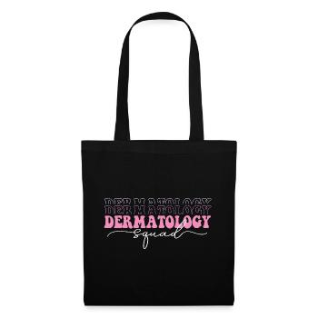 Dermatologieteam – Dermatologe-Dermatologen-Dermatologen-Pflegeteam - Stoffbeutel - Schwarz - Vorne