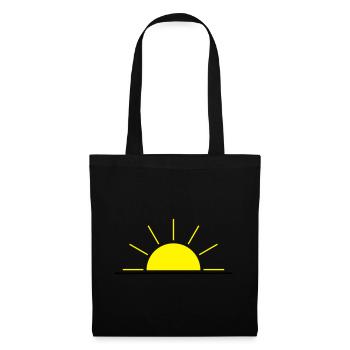 Rising or setting sun - Tote Bag - black - Front