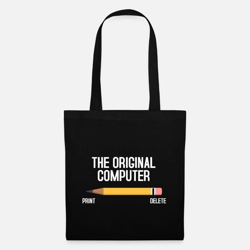 computer - Tote Bag - black