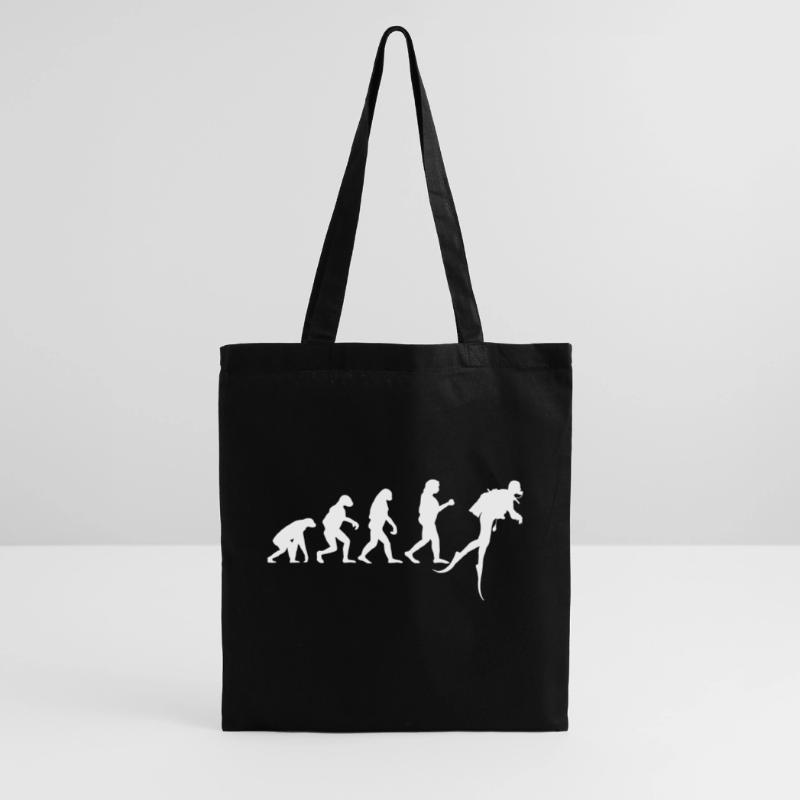Plongée Evolution Plongeur Plongée Eau Drôle Sac en tissu