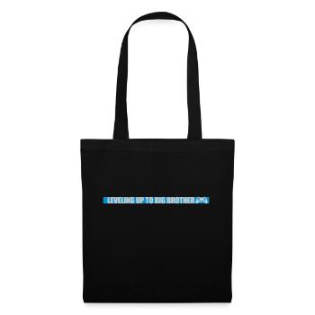 Monter de niveau grand frère - Sac en tissu - noir - Devant