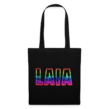 laia rs regenbogen - Stoffbeutel - Schwarz - Vorne