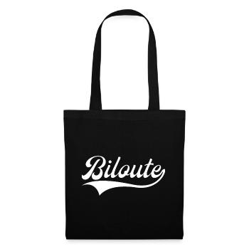 Biloute Expression Ch'ti Nordiste - Sac en tissu - noir - Devant