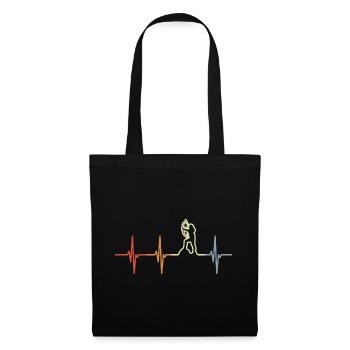 Ligne ECG Archer Girls - Sac en tissu - noir - Devant