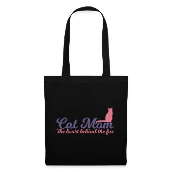 Cat Mom - Tote Bag - black - Front