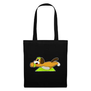 Dressage abdominal canin Bodybuilding - Sac en tissu - noir - Devant