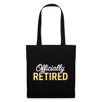 Retired 2026 Funny Retired Graphic Men Retirement - Tote Bag - black - Front