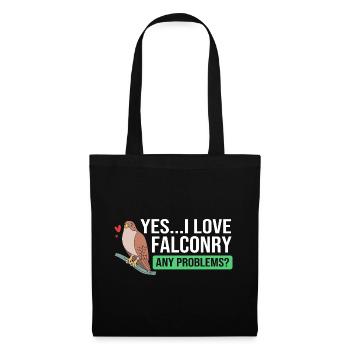 Falcon Falconry Chirp - Tote Bag - black - Front