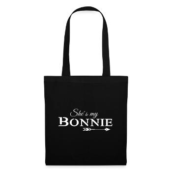 Bonnie &Clyde 2 (part1) Cadeau d’amour - Sac en tissu - noir - Devant