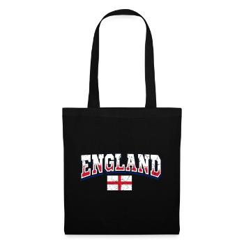 Fan d’Angleterre - Sac en tissu - noir - Devant