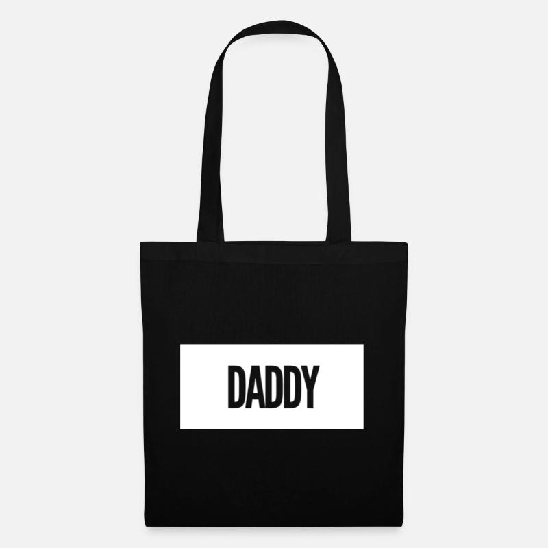 Daddy - Stoffbeutel - Schwarz